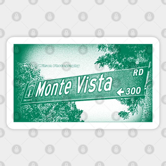 Monte Vista Road, Arcadia, CA by MWP Sticker by MistahWilson